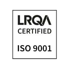 LRQA certified ISO 9001