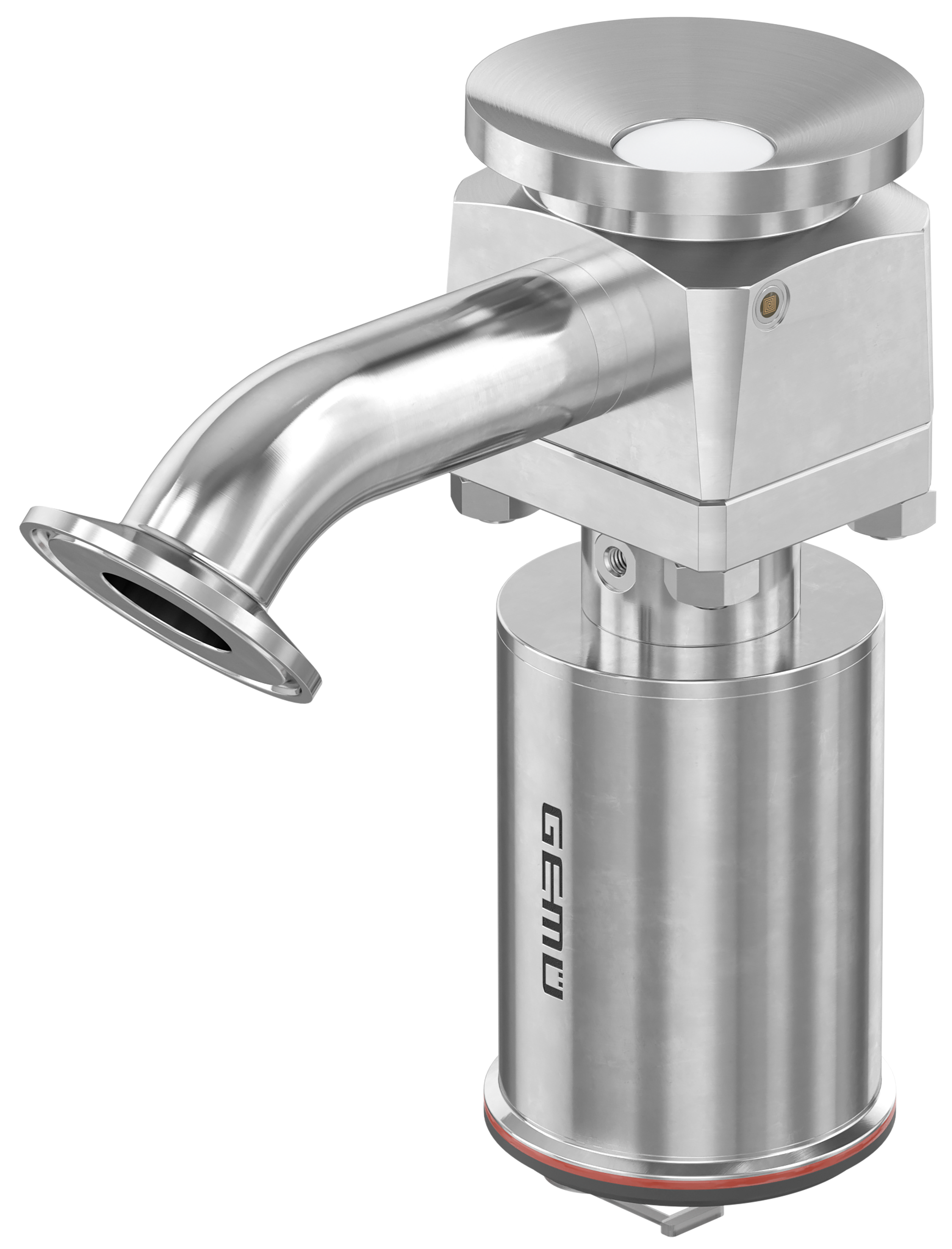Gemü P40 tankbodemafsluiter – steriele toepassing met PTFE-membraan voor farma