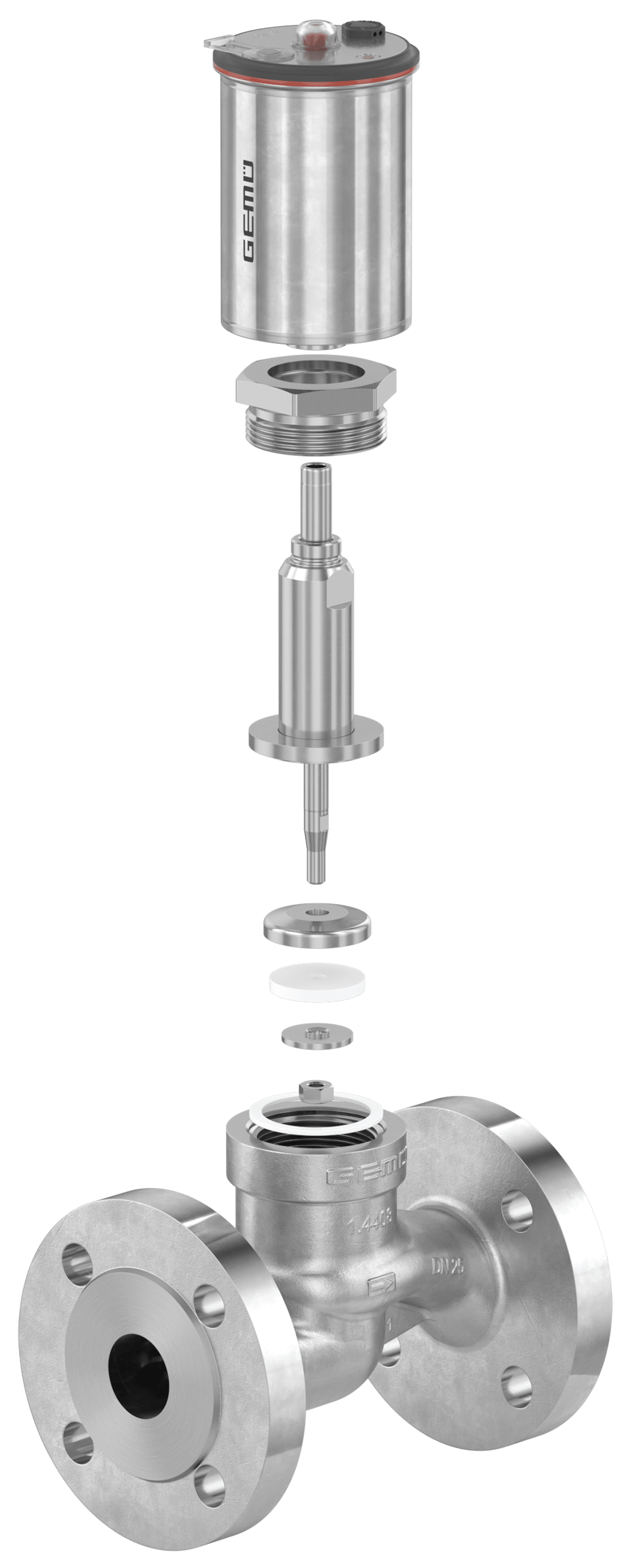 Gemü membraanafsluiters type 602